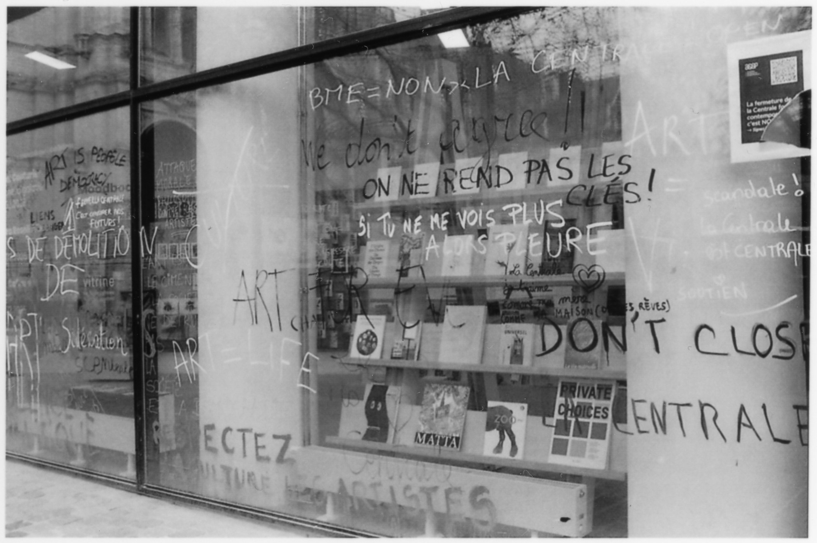 Funérailles en fanfare de la Centrale de Bruxelles le 21 février